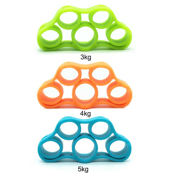 Set of 3 Finger Stretcher Hand Resistance Band for Grip Strength Exercise Finger