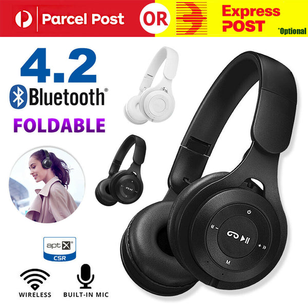 Wireless Noise Cancelling Headphones Bluetooth 4.2 earphone headset with Mic