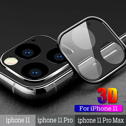 For iPhone 11 Pro Max Camera Lens Tempered Glass Screen Protector Full Coverage