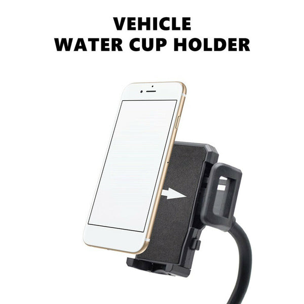 Universal Car Mount Adjustable Gooseneck Cup Holder Cradle For Cell Phone Iphone