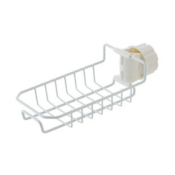 Kitchen Sink Faucet Shelf Sponge Dish Cloth Rack Holder Racks Storage Organizer