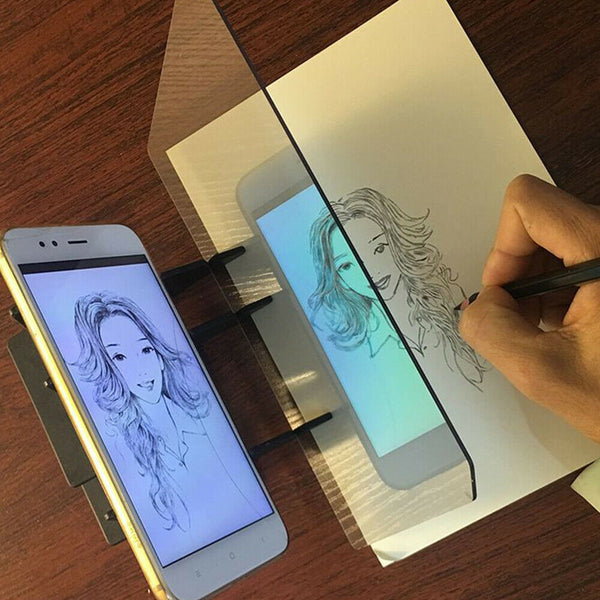 Optical LED Tracing Drawing Board Light Image Copy Pad Art Design Painting Tools