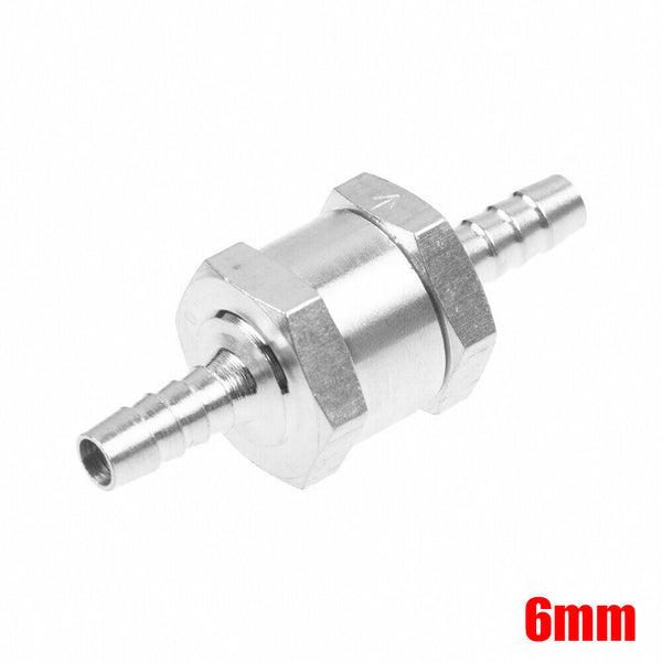 6/8/10/12mm Aluminum One-way Non-return Check Valve Fuel Water Gas/Air Vacuum