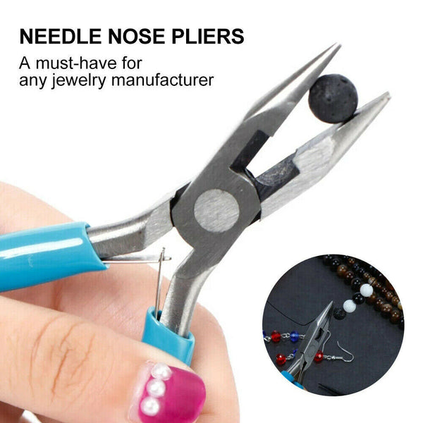 3PCS Round Nose Pliers Beading Jewellery Making Tools Wire Cutters Combo Tool