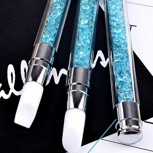 3Pcs Nail Art Design Brushes Dotting Pen Tool Set Painting UV Gel Drawing Brush