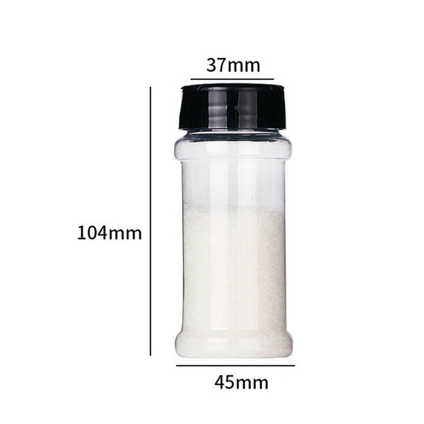 PLASTIC SPICE BOTTLES JARS CONTAINERS SHAKER LID HERB 100ML BULK LOT WHOLESALE