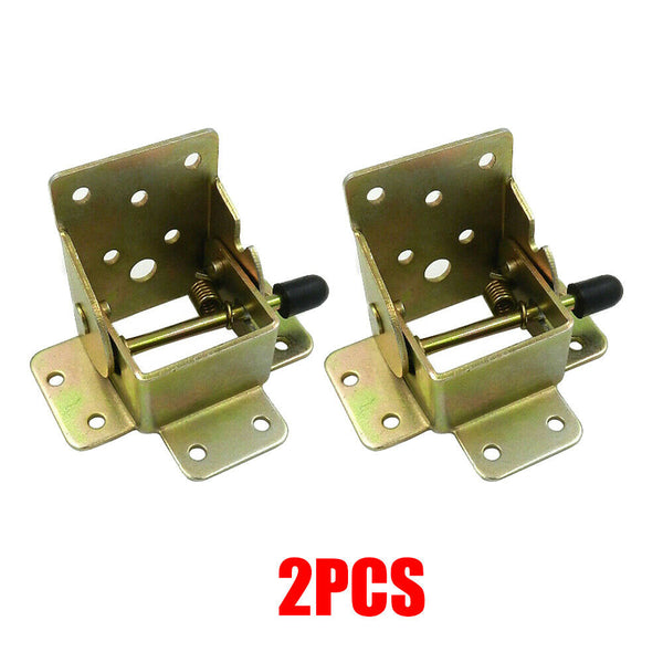 4Pcs Folding Table Leg Brackets Fittings Self Lock Extension Foldable Hinge DIY