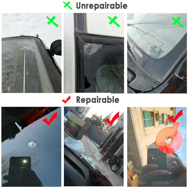 2x Automotive Glass Nano Repair Auto Front Car Window Windshield Crack Repair AU