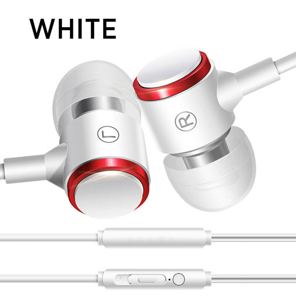 EXTRA BASS Earphones Earbuds Headset Headphones Mic for iPhone iPad Samsung PC