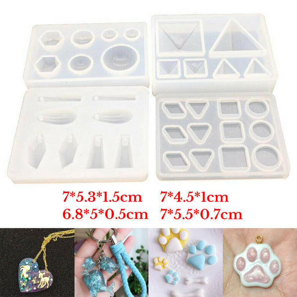 Silicone Pendant Mold Making Jewelry For Resin Necklace Mould Craft DIY Tools