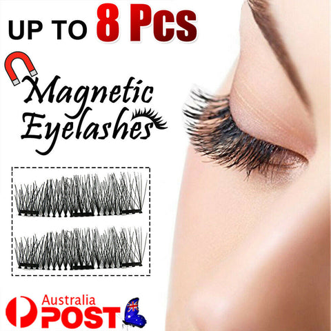 3D Triple Magnetic Eyelashes 3D Handmade Reusable False Magnet Eye Lashes