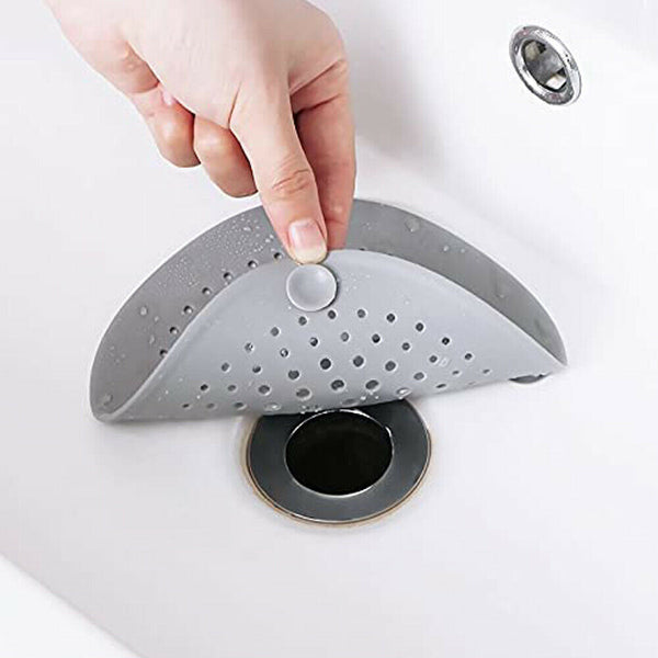 Silicone Sink Filter Strainer Drain Stopper Waste Hair Kitchen bathroom Plug