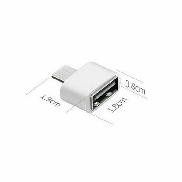 USB 3.1 Type C Male to USB Female Converter Micro /8 Pin to USB Data OTG Adapter