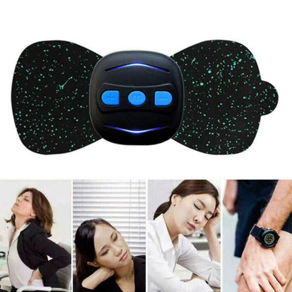 Mini Portable Electric Neck Massager Cervical Massage Stimulator Relief Pain HOT