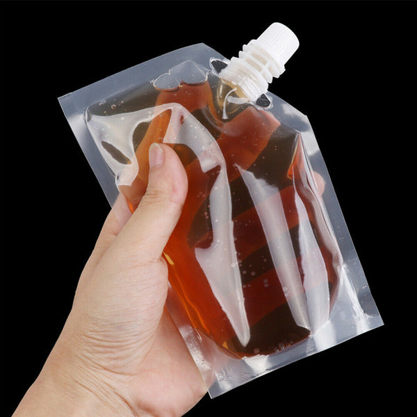 20x Alcohol Flask Bladder 500ml Concealable Leak-proof Nightclub Festival Ready