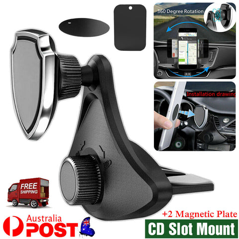 Universal Magnetic Car CD Slot Mount Holder Stand Cradle For Mobile Phone GPS AU