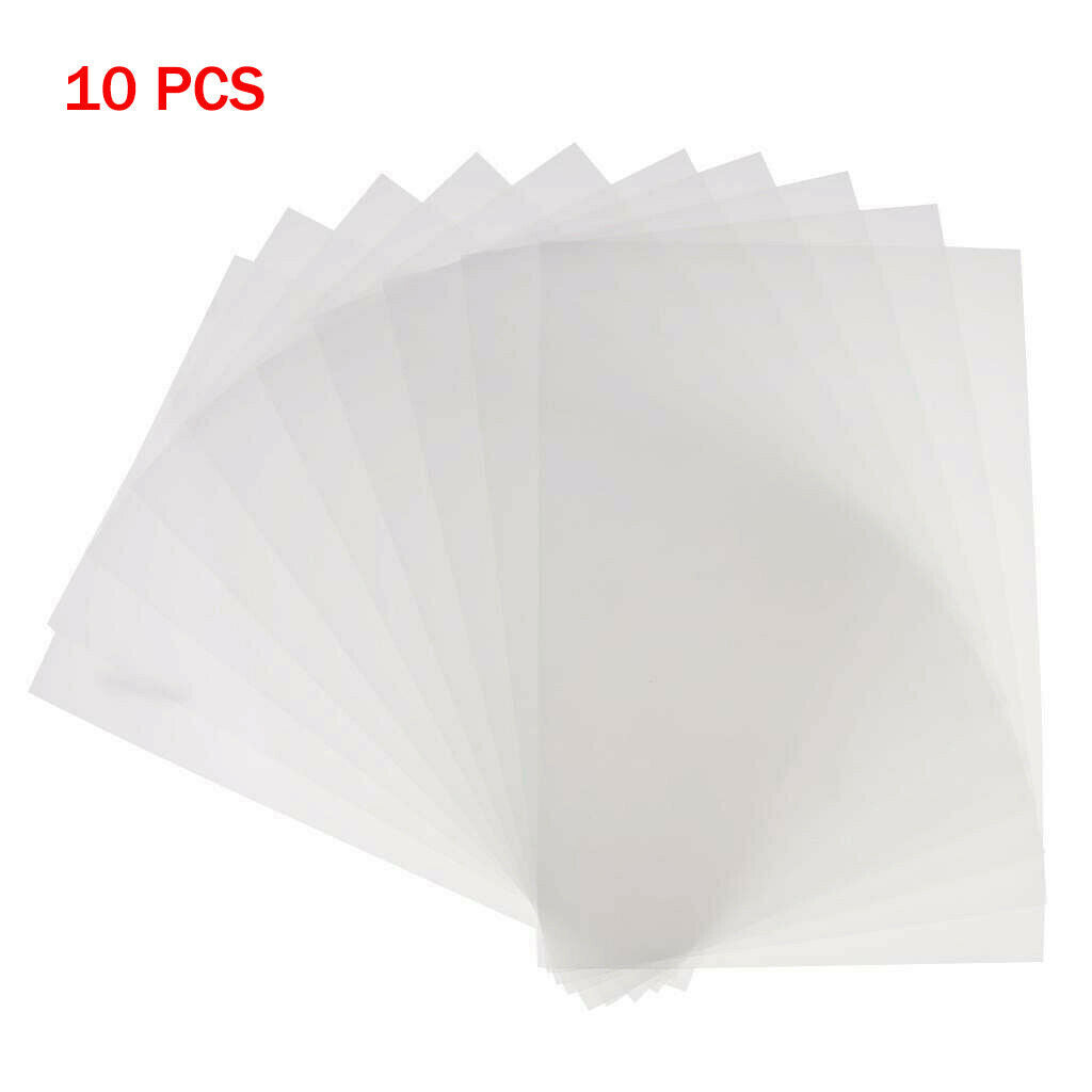 10/20x Heat Shrink Paper Film Sheets for DIY Jewelry Making Craft Rough Polish