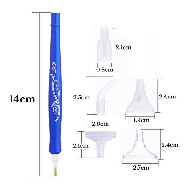 5D Resin Diamond Painting Pen Resin Point Drill Pens Cross Stitch DIY Craft Art