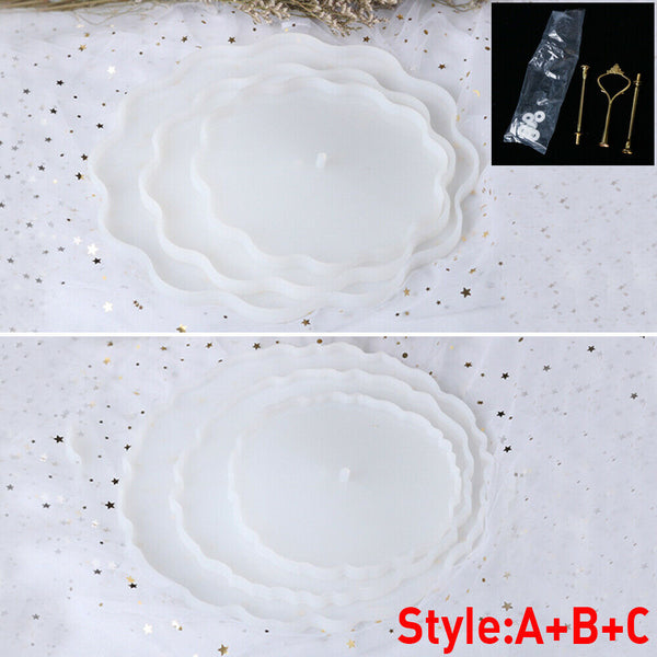 Irregular Fruit Disc Big Plate Resin Silicone Mold Oversized Tray Craft Mould AU