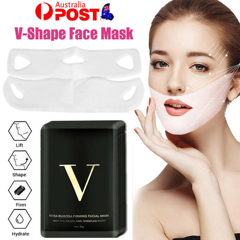 V-Shape Face Mask Slimming Lifting Firming Double Chin Treatment V Line Mask AU