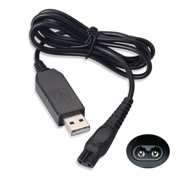 USB Charger Power Car Cord Cable For Philips 15V Electric Shaver HQ8505 QP6510