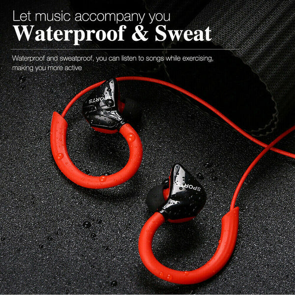 Sports Ear Hook Run Headphone Earbuds Aux 3.5mm Jack In Ear Earphones With Mic