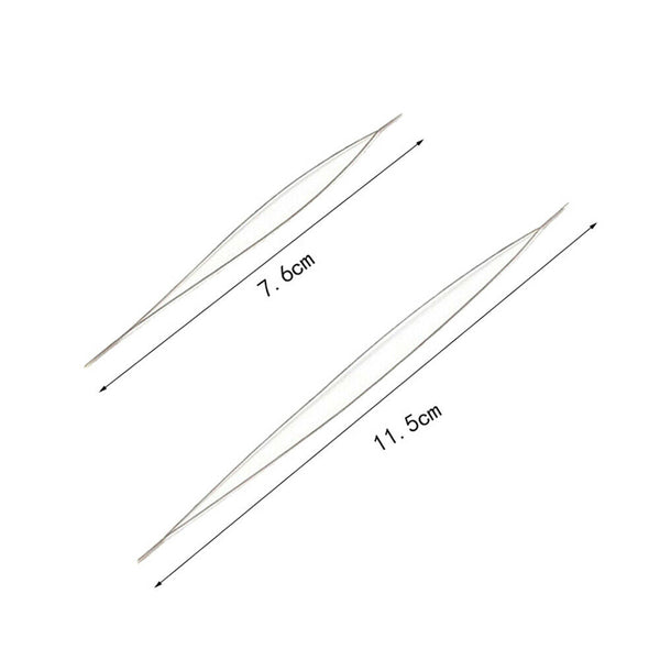 10PC Big Eye Beading Needles Easy Threading Tool for Bracelet Jewelry Making DIY