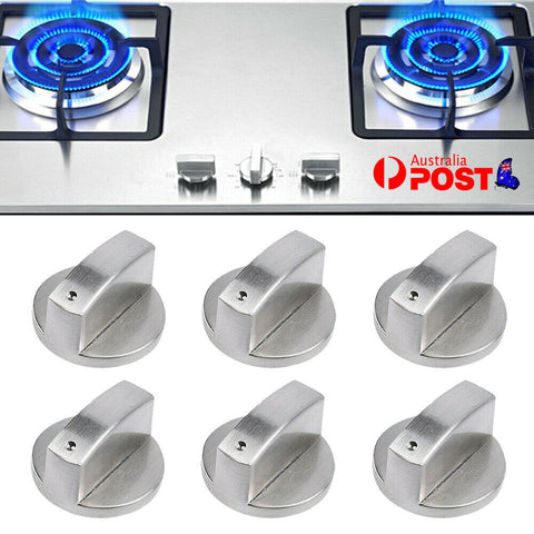 4x Alloy Home Kitchen Gas Stove Knobs Cooker Oven Cooktop Metal Switch Control