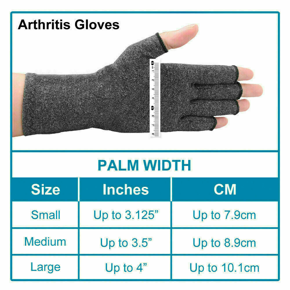 Arthritis Gloves Compression Joint Finger Pain Relief Hand Wrist Support Brace