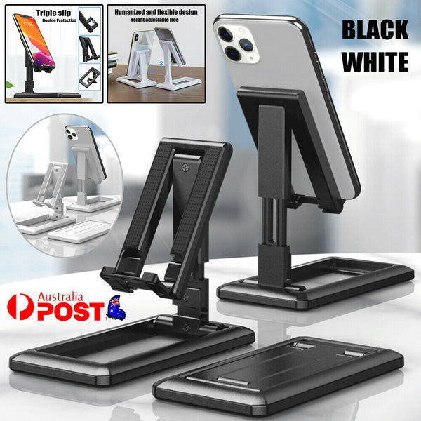 Universal Foldable Desk Stand Holder Bracket For Mobile Phone Tablet Adjustable