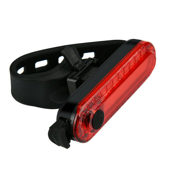 2pc USB Rechargeable Bike Bicycle Cycling 4 Modes LED Front Rear Tail Light Lamp