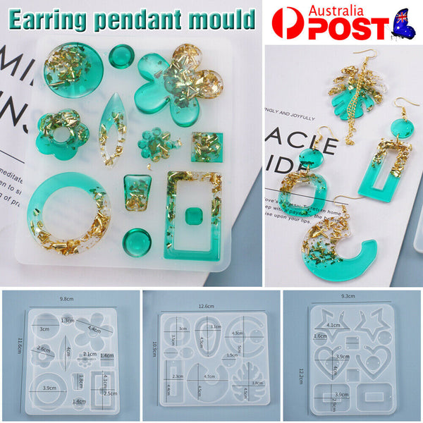 Silicone Pendant Mold Making Jewelry For Resin Necklace Mould Craft DIY Tools