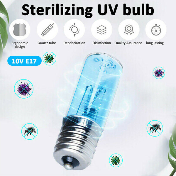 3W UVC Ultraviolet Germicidal Disinfection Sterilization Light Quartz Lamp Bulb