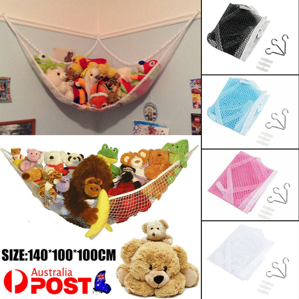 Soft Large Toy Hammock Mesh Net Bedroom Nursery Storage Toys Teddy Bear Children