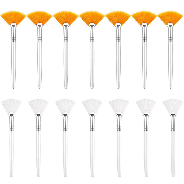 UP 10X Women Facial Brushes Fan Mask Brush Soft Brushes Cosmetic Makeup Tools