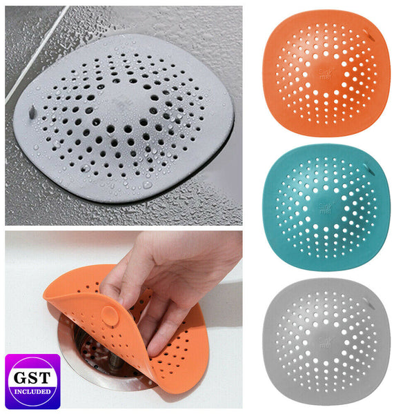 Silicone Sink Filter Strainer Drain Stopper Waste Hair Kitchen bathroom Plug