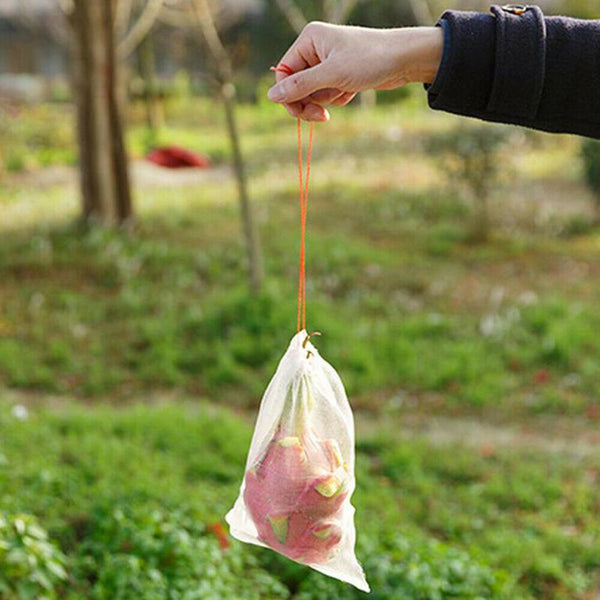 50PCS Fruit Net Bags Agriculture Garden Vegetable Protection Mesh Insect Proof