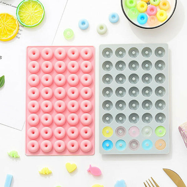 Silicone Gummy Chocolate Baking Mold Ice Cube Tray Jelly Candy Cookies Mould DIY