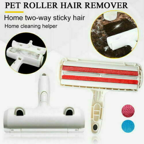 Pet Dog Cat Hair Remover Roller Self Cleaning Hair Remover Fur Removal Roller AU