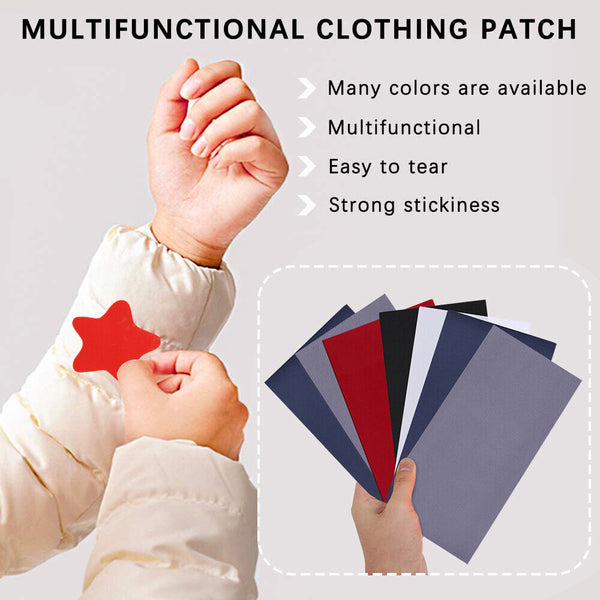 3x Down Jacket Repair Patches Nylon Stickers Waterproof Adhesive Hole Repairing