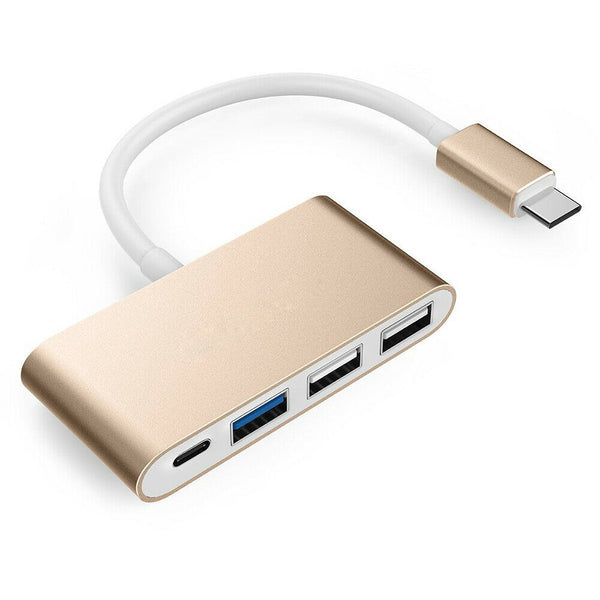 Type C USB-C 3.1 to 4-Port Hub USB 3.0 2.0 Charging Adapter For Thunderbolt AU