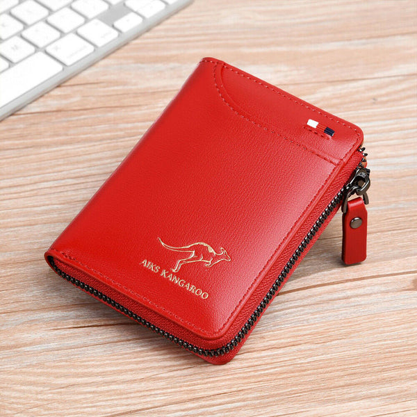 Waterproof Men' RFID Blocking PU Leather Wallet Credit Card ID Holder Purse