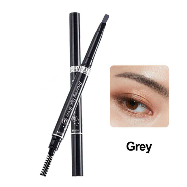 Waterproof Eyebrow Pencil Eye Brow Eyeliner Pen With Brush Makeup Tool Cosmetic