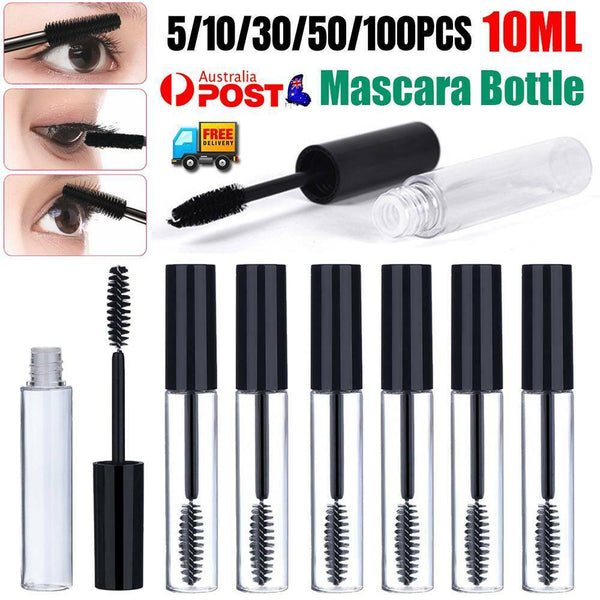 10ML Empty Eyelash Tube Portable Liquid Bottle Mascara Cream Vial/Container Set