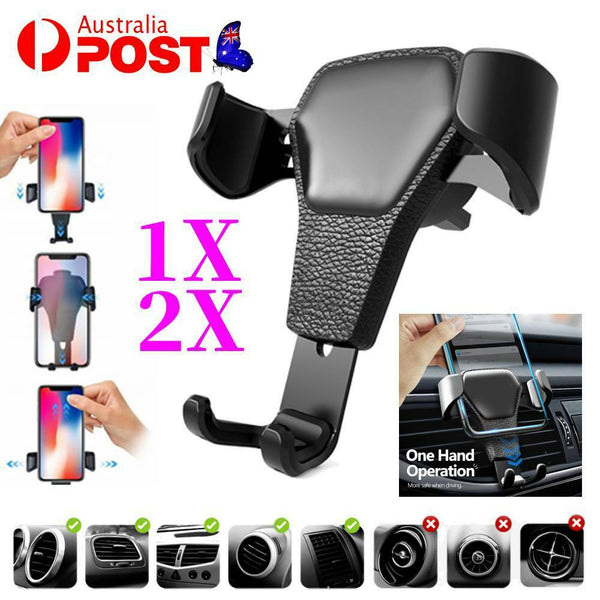 Universal Gravity Car Holder Mount Air Vent Stand Cradle For Mobile Cell Phone