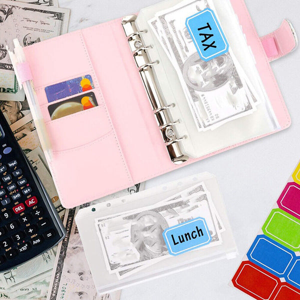 With Cash Envelopes Budget Book Cash Organizer Book Notebook Budget Binder