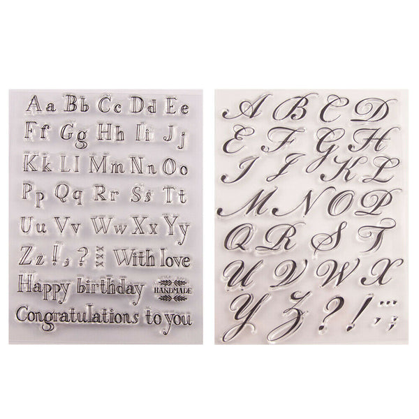 Fondant Cake Alphabet Letter Cookies Biscuit Stamp Embosser Mold Cutter Decor