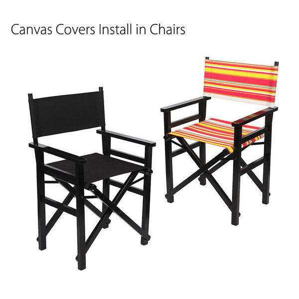 Outdoor Director Chair Replacement Cover Canvas Stool Protector Seat Cover Sheet