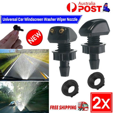 Universal Car Van Windscreen Sprayer Washer Wiper Nozzle Front Window Spray Jet