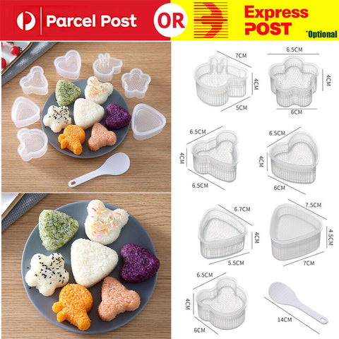 Onigiri Mold Sushi Rolls Rice Ball Bento Press Maker Mould DIY Kitchen Tools